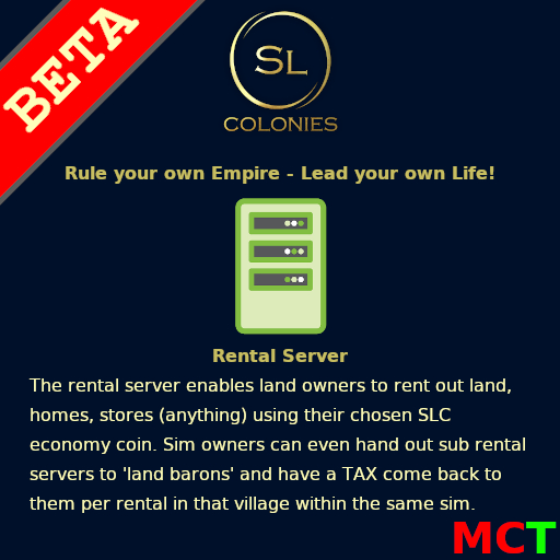 Second Life Marketplace [SLC] Essentials Rental Server